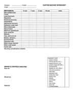 Custom Machine Worksheet Technical Guide